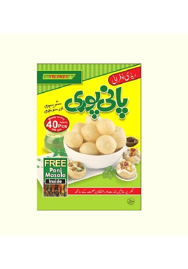Yelpaze Pani Puri (Golgappa) Çıtır Hamur Topları 150 G
