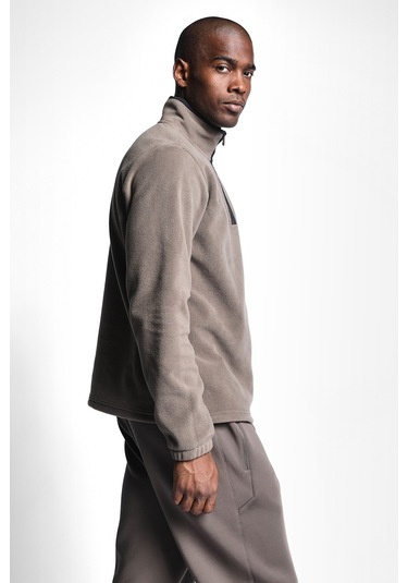 Lescon Taş Erkek Polar Sweatshirt 22K-1075 Gri