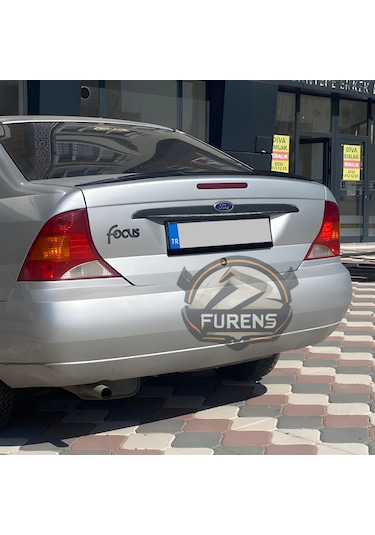 Ford Focus 1 1999-2005 Piano Black Yarasa Tip Üniversal Spoiler Elastik Bagaj Üstü Çıta