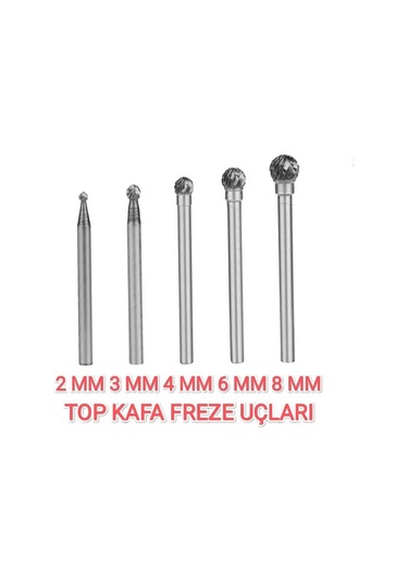 Profesyonel Su Kabağı İşlemeciliği İçin Yüksek Kaliteli Freze 5'li Uç Seti