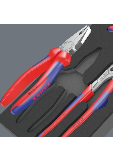 Wera 9780 Knipex Kombine Pense, Yan Keski, Cobra Fort Pense Seti