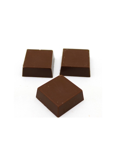 Dark Brown Dökme Fındık Parçacıklı Sargılı Kare Sütlü Çikolata 1 KG