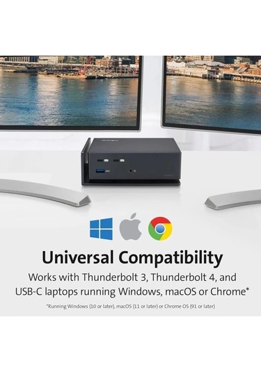 Kensington Usb-c Ve Thunderbolt Bağlantı İstasyonu K37010na