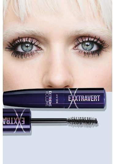 Avon Exxtravert Ekstra Hacim Veren Maskara Blackest Black