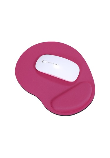 Mouse Pad Pc Dizüstü İçin Bilek Dinlenme Desteği İle,pembe