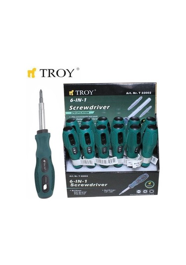 Troy 22002 Değişebilir Uçlu Tornavida