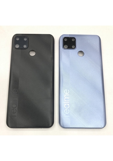 Realme C25s Rmx3195 Kasa Arka Kapak Pil Kapağı - Mavi