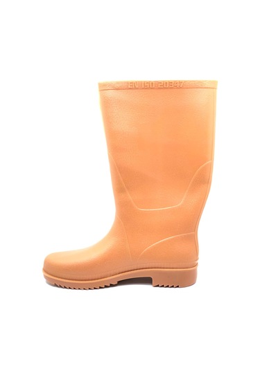 Kocamanlar Palalı Krep Kauçuk Kaymaz Soğuk Su Geçirmez İş Ve Av Botu Çizmesi Turuncu