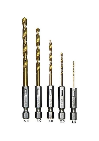 Şarjlı Matkap Ucu Şarjlı Tornavida Ucu 5 Parça Set Vidalama Matka