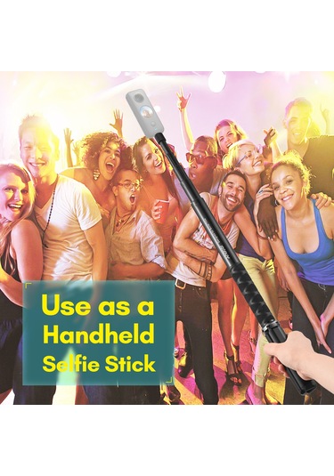 Springsun Andoer Siyah Uçak Alüminyum Gizli Selfie Çubuğu İle Masaüstü Tripod - Insta360 One X/one/evo Uyumlu 28-110cm Uzunluk Aralığı