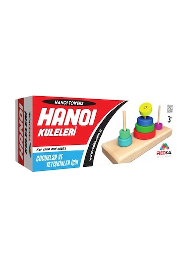 Redka Hanoı Kuleleri Ahşap Oyun