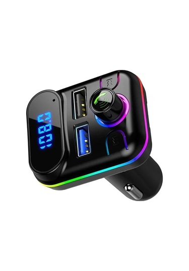 Xiaoguang Araba Fm Verici Hızlı Şarj Bluetooth 5.0 Pd Çift