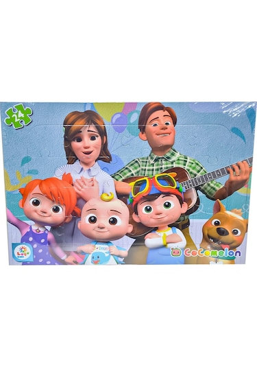 Utku Oyuncak Co7794 Cocomelon 24 Parça Frame Aile Puzzle