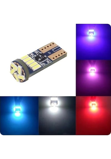 W5w T10 Dipsiz Led Tavan Park Plaka Ampulü 10 Adet