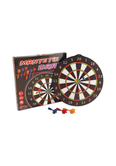 Manyetik Dart Tahtası Dart 14.5" 37 Cm'lik Büyük Boy