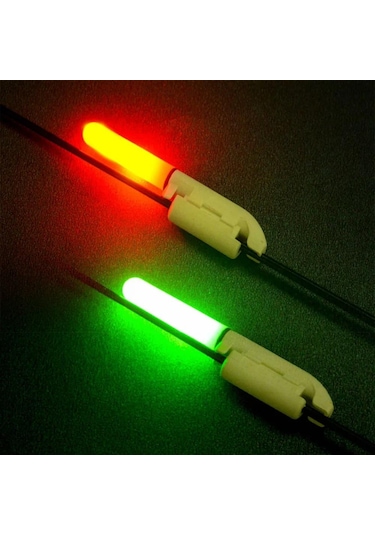 Valkyrie 2 Adet Şarjlı Led Kamış Olta Ucu Işığı Su Geçirmez Usb Evrensel Uyumlu Gece Balıkçılığı
