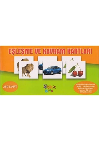 3 Yaş Eşleme Ve Kavram Kartları yuka Kids