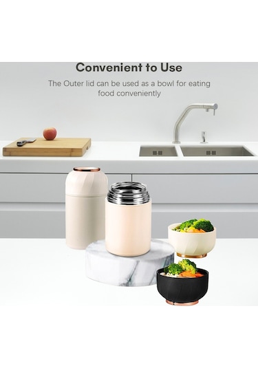 Hallow-850ml Büyük Kapasiteli Bebek Maması Kavanozu Paslanmaz Çelik Kırmızı