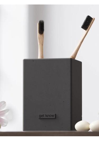 Getknow Home Banyo İçin Diş Fırçası Bardağı 269935372 Siyah