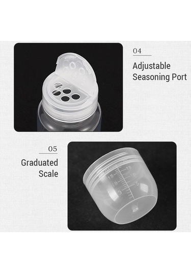 Tongxida Kamp Malzemesi Barbekü Çabuk Erişimli 9'lu Baharat Seti, Oxford Kumaş Taşınabilir Depolama Çantası, Koyu Kahverengi Ç Çok Renkli