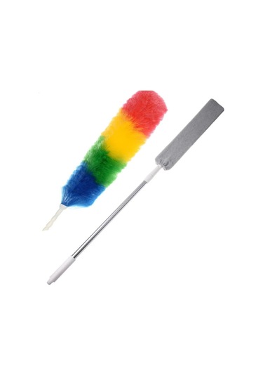 Uzun Esnek Toz Alma Aparatı - Anti Statik Toz Alma Aparatı 2Li Set