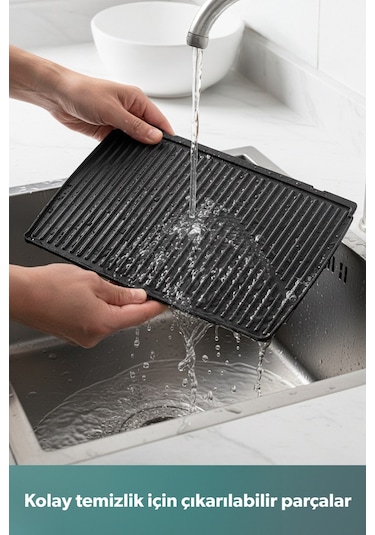 Homend Grilliant 1340H Döküm Plaka Tost ve Izgara Makinesi