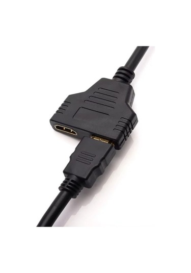 Hdmı Splitter Adaptör Kablosu, Erkek-hdmi Dişi X 2 Adaptör 30 Cm Kablo Çoklayıcı Splitter, Aynı Anda İki Aynı Tv& 39 Yi Destekler 1080p