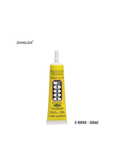 E8000 Telefon Ekran Lens Cam Kasa Kapak Yapıştırıcı-Şeffaf 50 ML N11.83