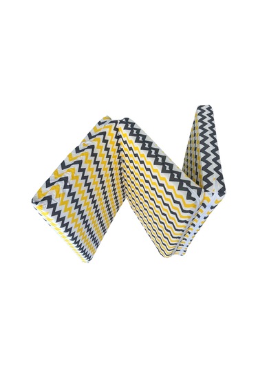 Vip Katlanır Yer Yatağı 8 Cm Kalın Sünger Yatak 80x180x8 Cm-sarı Gri Zikzak