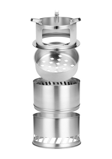 Maoyaya Kamp Ocağı - Paslanmaz Çelik Kısa Boy Mangal Çok Renkli Çok Renkli