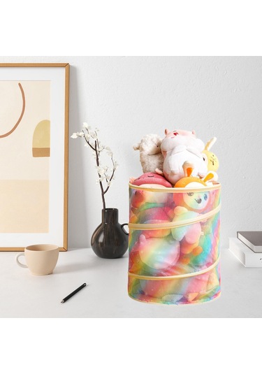 Suntek Çocuk Oyuncak Depolama Sepeti Çocuklar Odası Oturma Evi Gökkuşağı