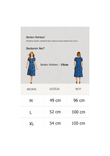 2 Adet Dökümlü Rahat Kalıp Günlük Penye Kumaş Elbise İndigo-mavi