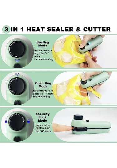 Sones W-168 Düğme Şarjlı Sızdırmazlık/açma Makinesi Mini Atıştırmalık Nem Sızdırmazlık Makinesi