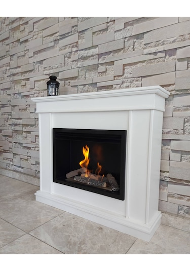 Blueflame Classıcal Whıte Bacasız Bio Etanol Şömine