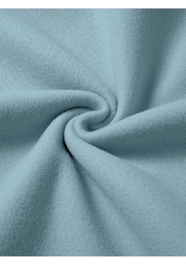 Adrif Deniz Renkli Oversize Bisiklet Yaka Pamuklu Sweatshirt