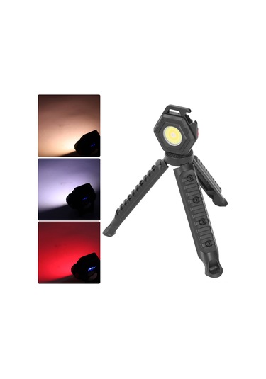 Yunboo Cob Mini El Feneri 500lm Usb Type-c Şarj Edilebilir, Manyetik Tutma, Tripod, Çanta Açıcı, Cep Boyutunda Kamp Balıkçılık Için Çok Renkli