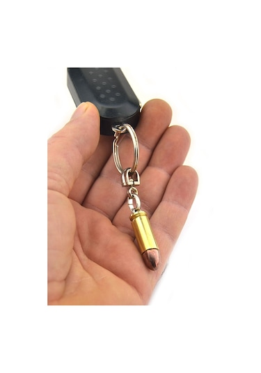 9 Mm Maket Mermi Anahtarlık