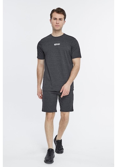 Bella Dossi Erkek Şortlu Takim Sleep Antrasit