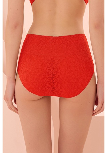 Loya Kadın Kırmızı Nirvana Yüksek Bel Külot Kırmızı