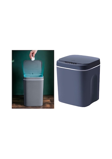 Suntek Magideal Akıllı Otomatik Çöp Kovası Sensör Atık Gri-12l-gri