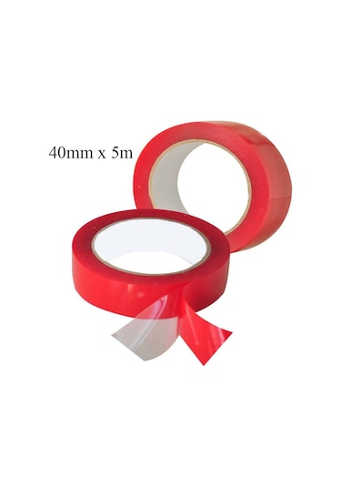 Çift Taraflı Silikon Şeffaf Bant 40 Mm X 5 M (260232305)