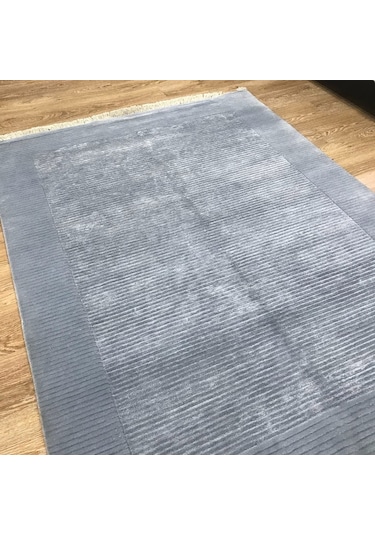 Hoom Rugs 2665 Blue/566 İthal El Dokuma Özel Halı Mavi