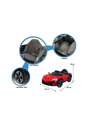Quantum Gt 12 Volt Akülü Araba Kırmızı