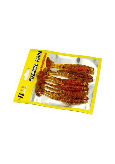 Hengjıa So0205p 5 Adet 8 Cm/5g Vida Kuyruk Yumuşak Balıkçılık Cazibesi Yapay Yemler