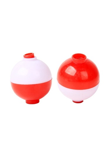 Ebitda Yüksek Kaliteli Balık Şamandıraları Seti, 10 Adet, Kırmızı-beyaz Renkli, Uygun Boyutlar İçin Balık Avı Aksesuarı