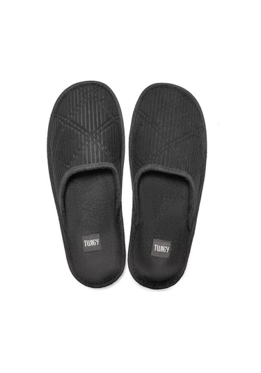 Twigy Roger Erkek Ev Terliği Siyah 41/46 AA0476 Siyah