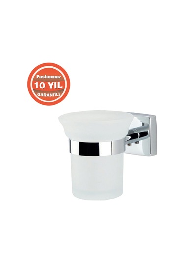 Çelik Banyo Vizyon Diş Fırçalık Paslanmaz Pirinç 10 Yıl Garantili Krom