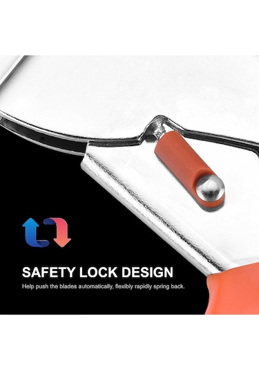 Hangfox Orman Meyve Ağacı Gelişmiş Budama Makası - Ergonomik Tutucu, Sk5 Çelik Bıçağı, 20mm Genişlik, Zarfı Ve Gölgeler İçin Uygun