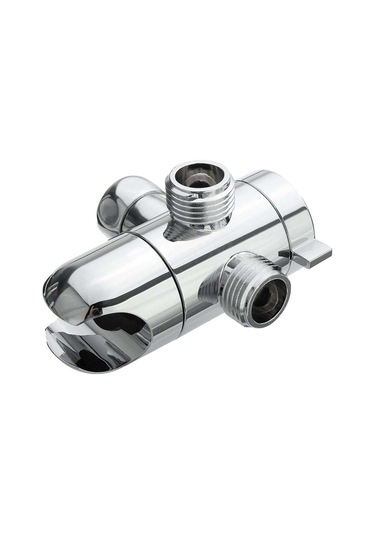 Wezone G1/2 Bağlantılı 3 Yönlü Duş Akış Kontrol Valfi - Chrome Banyo Fişi Çevirici Ve Su Akışı Ayırıcı Diğer