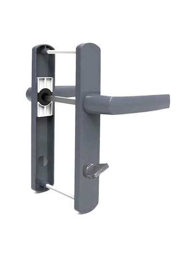 Aletçantam Pvc Banyo Wc Kapı Kolu Pimapen (Metal)- Antrasit Gri